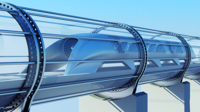 Hyperloop Transportation technologies Rail Concept