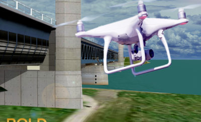 Railway Infrastructure Monitoring by Drones on Train Bridges to Improve safety