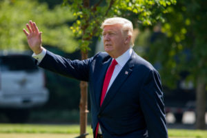 Donald Trump at West Wing