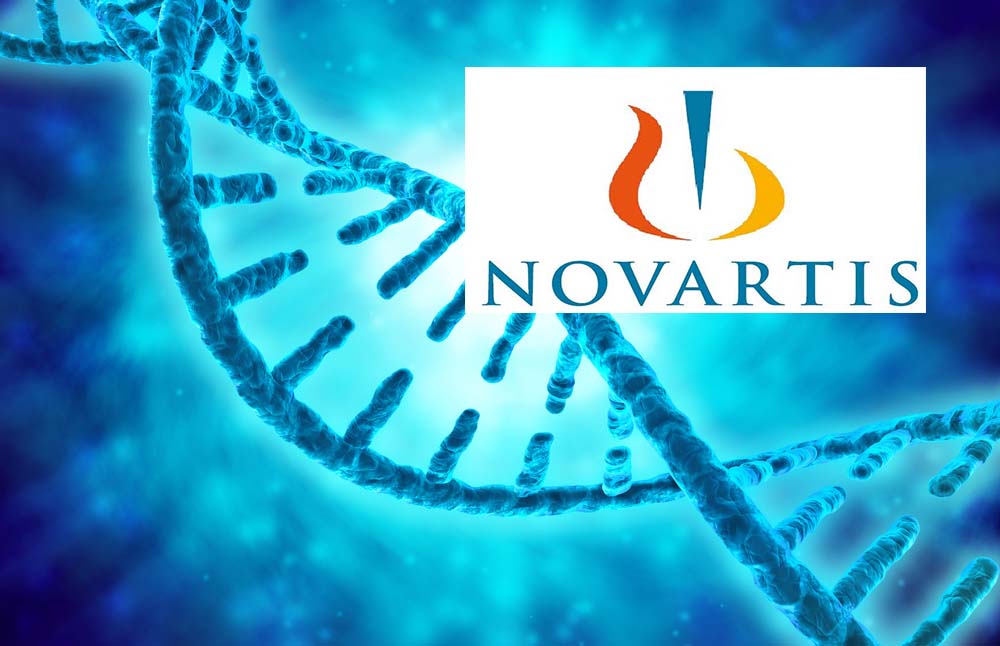 Novartis Logo with DNA