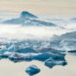 icebergs hold frozen gases
