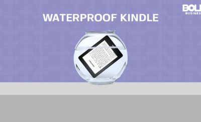 fish bowl with water and the Waterproof Kindle Oasis