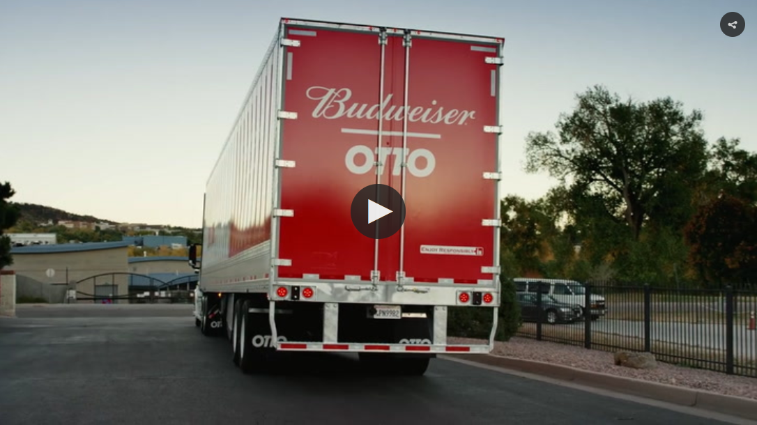 Otto and Budweiser: First Shipment by Self-Driving Truck