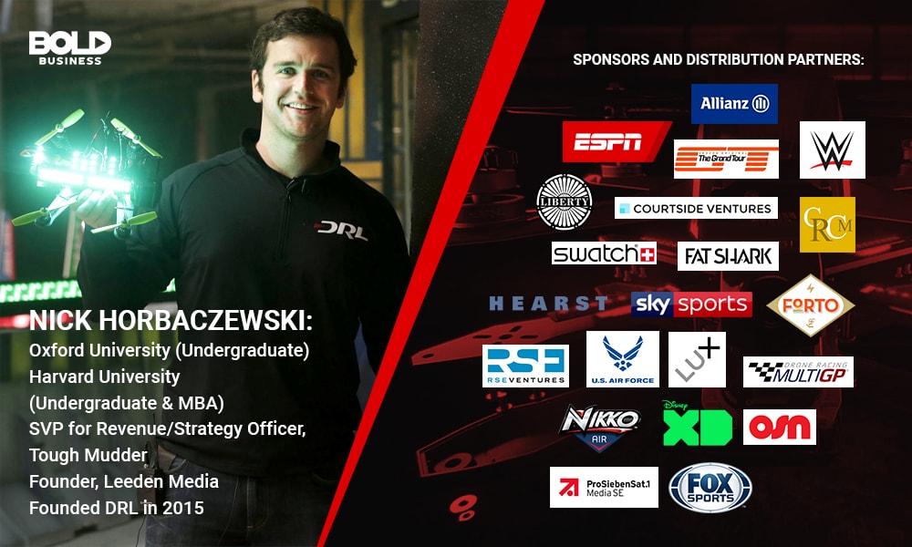 Nick Horbaczewski and DRL's sponsors
