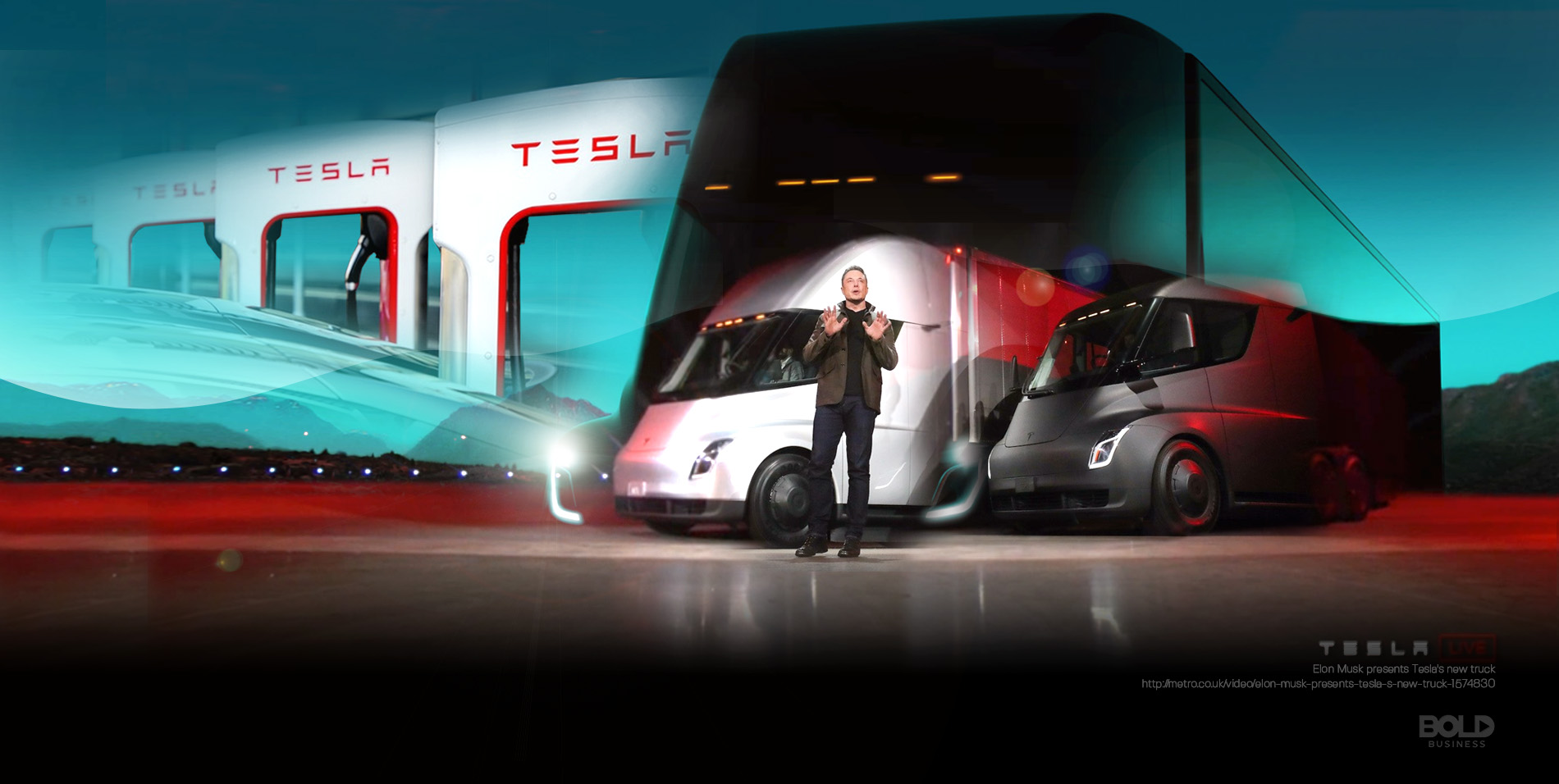 drawings of Tesla Megacharger for Semi Trucks