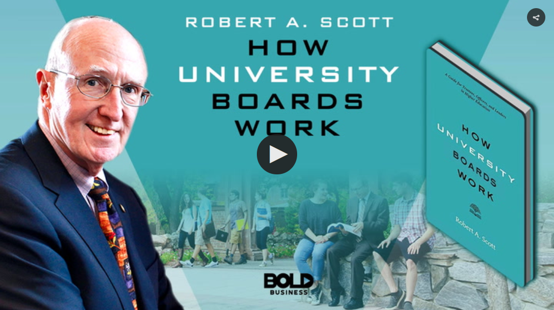 Robert Scott How University Boards Work