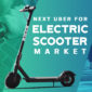 Feature image showing bird scooter, man riding scooter, and text 