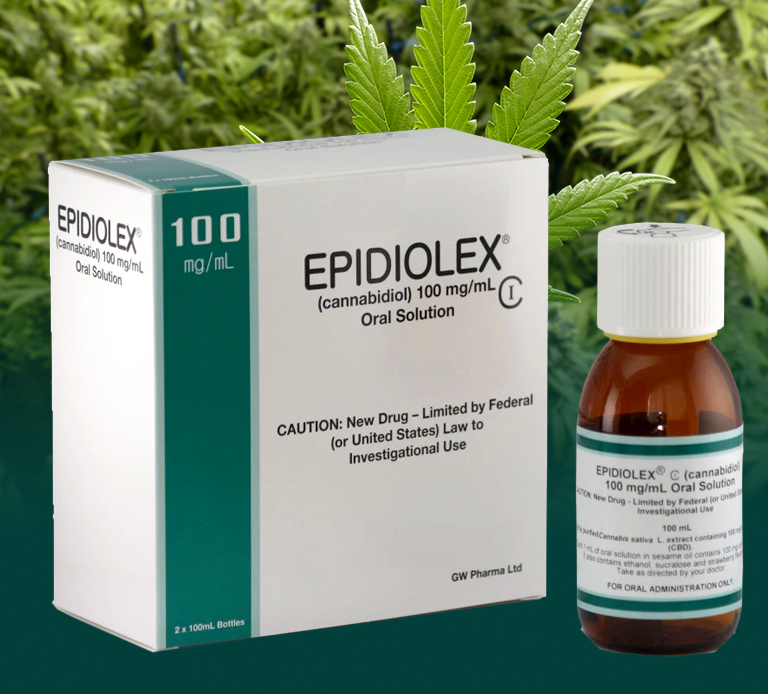 a bottle of Epidiolex