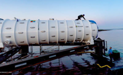 Microsoft Testing the Sea with Underwater Data Centers