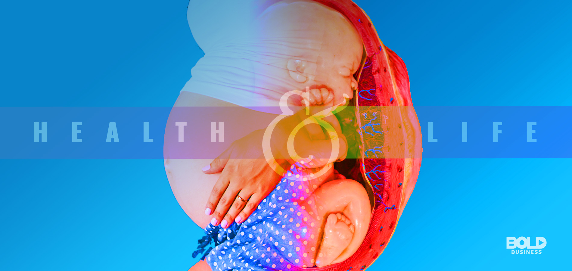 health & life text over pregnant woman - Maternal-Fetal Medicine