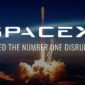 rocket launching with spacex name