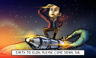 Elon Musk’s Leadership Has Now Turned From Bold To Bad Cartoon