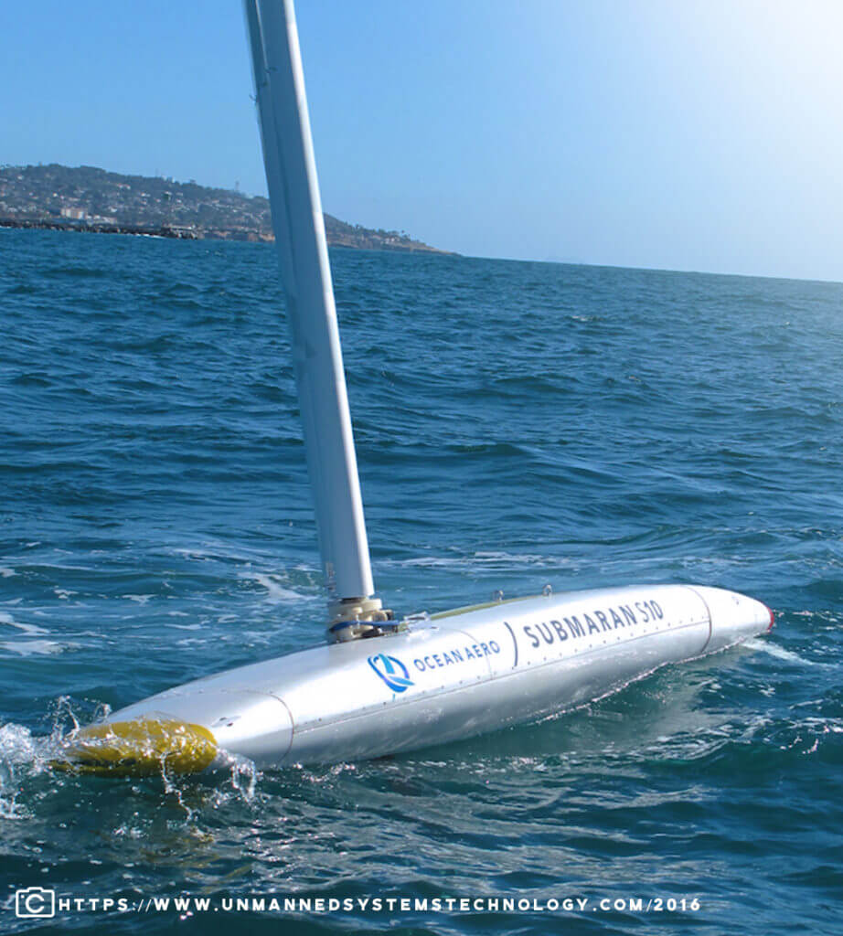ocean aero's submaran sailing on sea