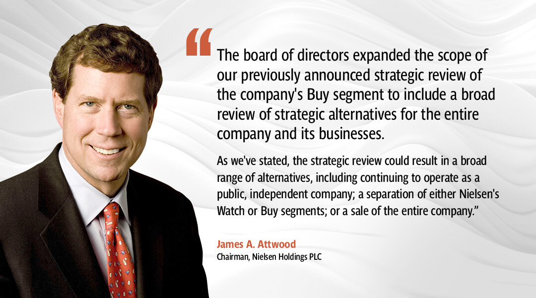 Impact of Strategic Review on Nielsen's Business James A. Attwood Chairman Nielsen Discusses Company's Strategic Review
