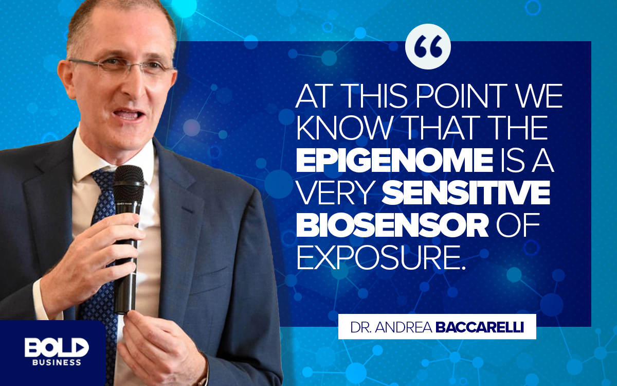 Dr. Andrea Baccarelli discussing DNA Alterations and Epigenome discoveries