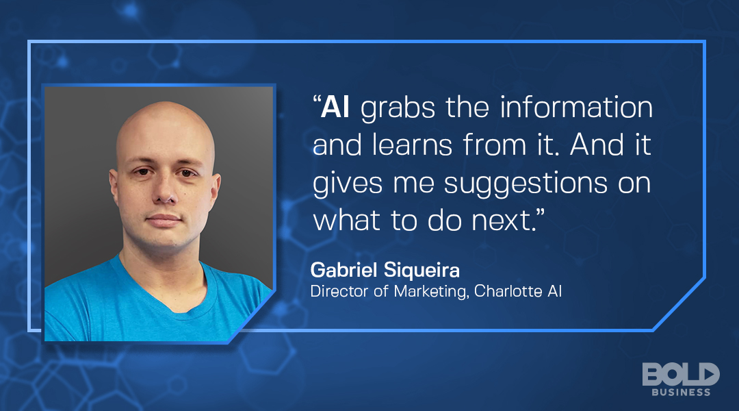AI's Impact on Marketing - Gabriel Siqueira Gabriel Siqueira Director of Marketing Charlotte AI discussing AI Marketing