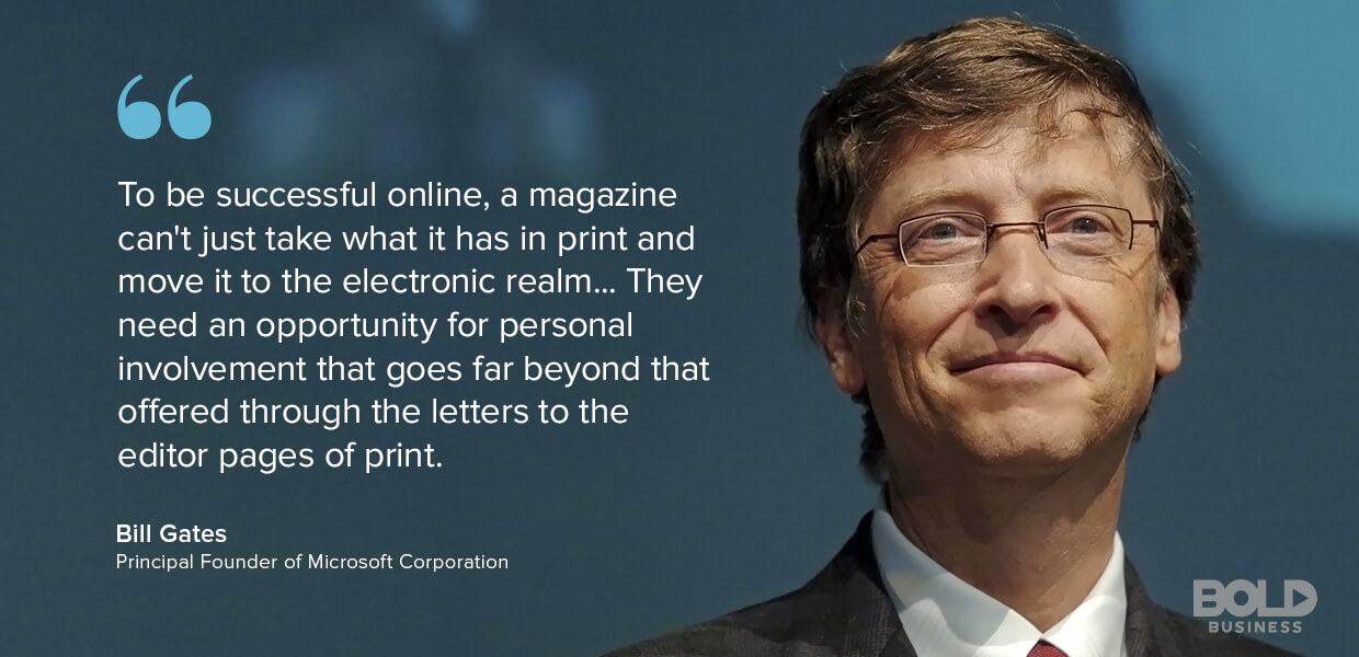 Quote from Bill Gates