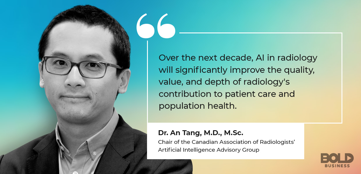 neuroradiology AI expert dr An Tang discusses AI in Radiology