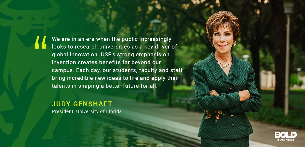 The University of South Florida's world ranking speaks volumes to its strength as a research institution. As research institutions go, the University of South Florida is among the best.