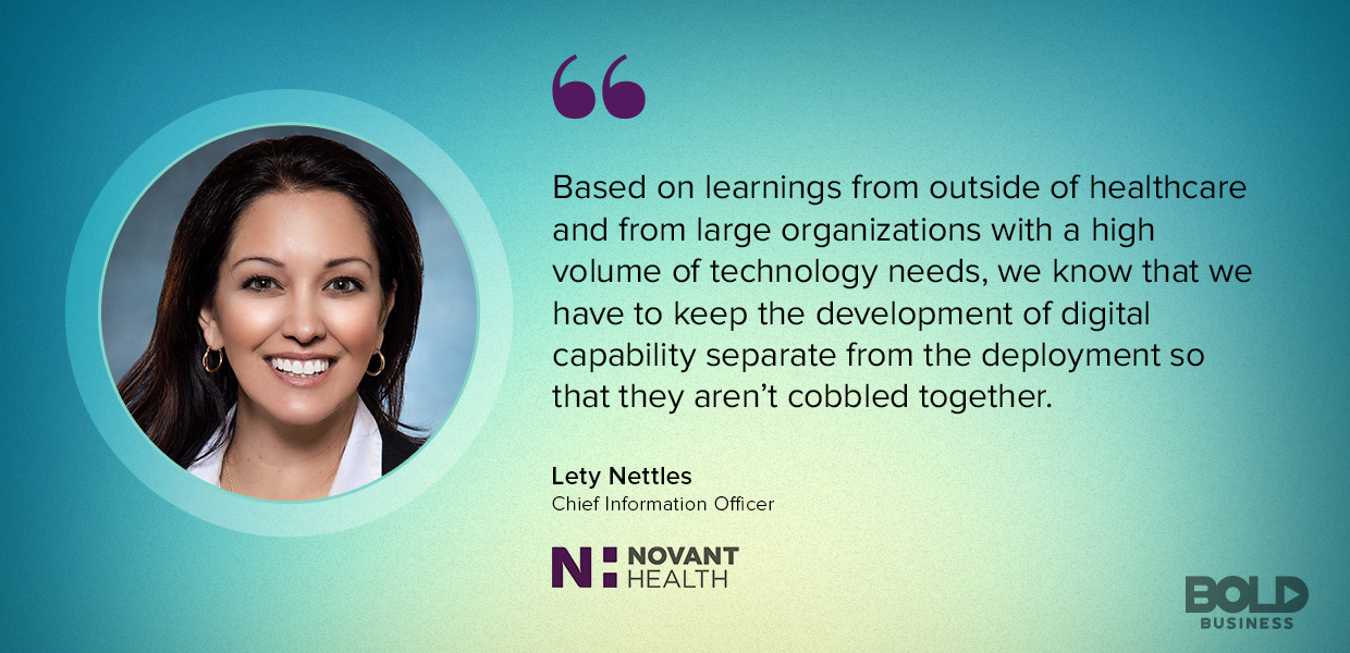 For the Novant Health system, developing innovation isn't the same as implementing it.