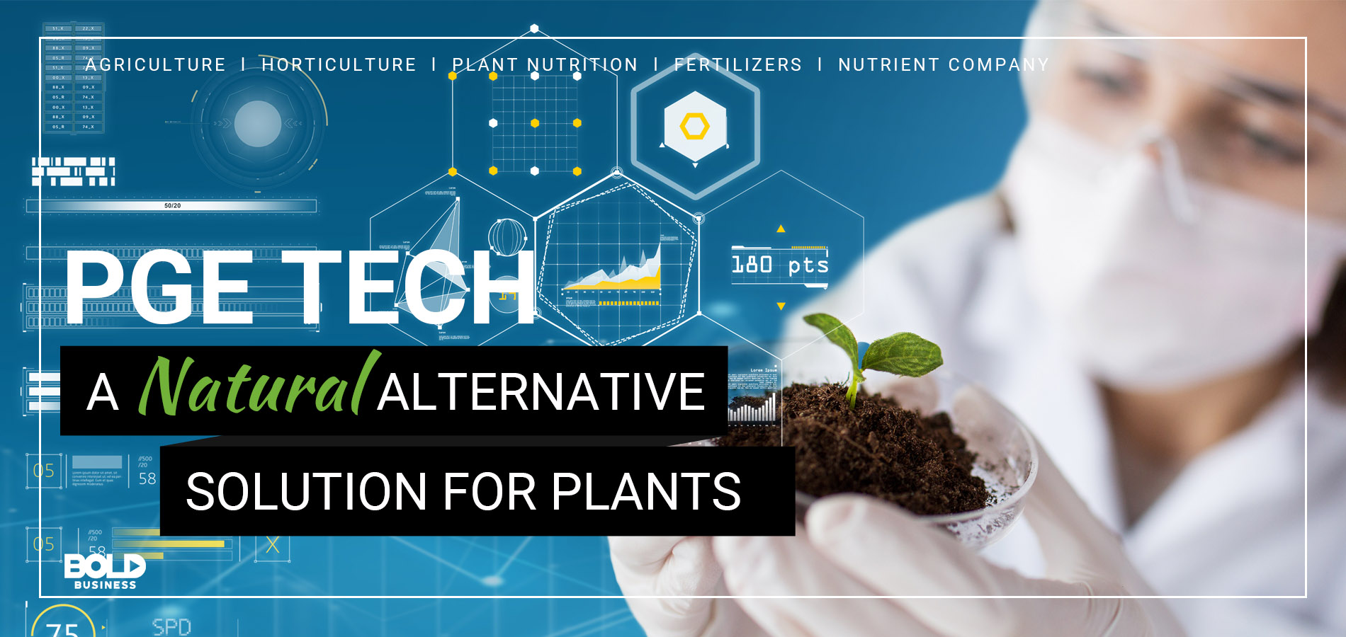 Nutrition Manufacturer PGE Tech is Providing an Innovative Green Alternative to Fertilizers