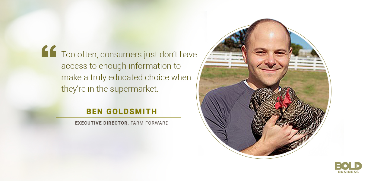 Meat consumption and health are becoming a real concern because consumers may not be making informed choices. meat consumption and health, ben goldsmith quoted