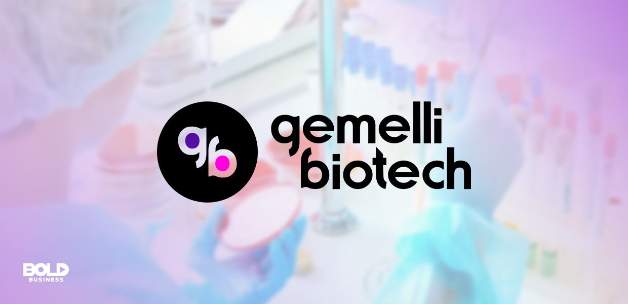 a photo of the logo of Gemelli Biotech Inc. and the link between irritable bowel symptoms, gut health and the gut-brain connection