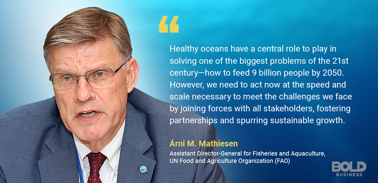 quote from Árni M. Mathiesen amid the discussions about aquaculture and fisheries and aquaculture sustainability a photo quote from Árni M. Mathiesen amid the discussions about aquaculture and fisheries and aquaculture sustainability