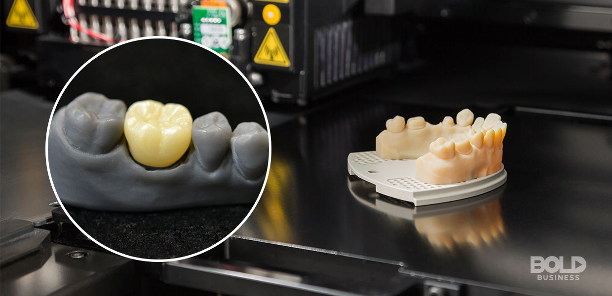 additive manufacturing technologies, tooth made from 3d printing