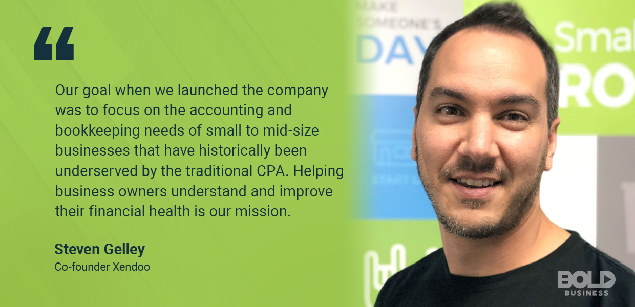 Steven Gelley - Co-fouder of Xendoo Xendoo's bookkeeping software makes things easy