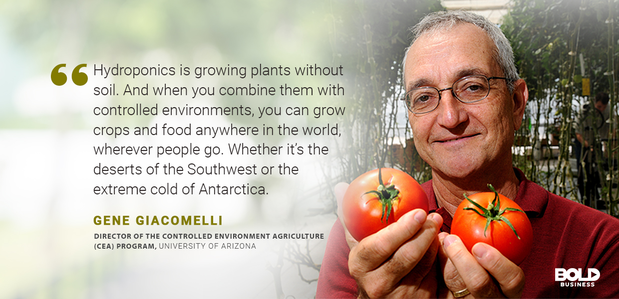 water conservation, gene giacomelli quoted