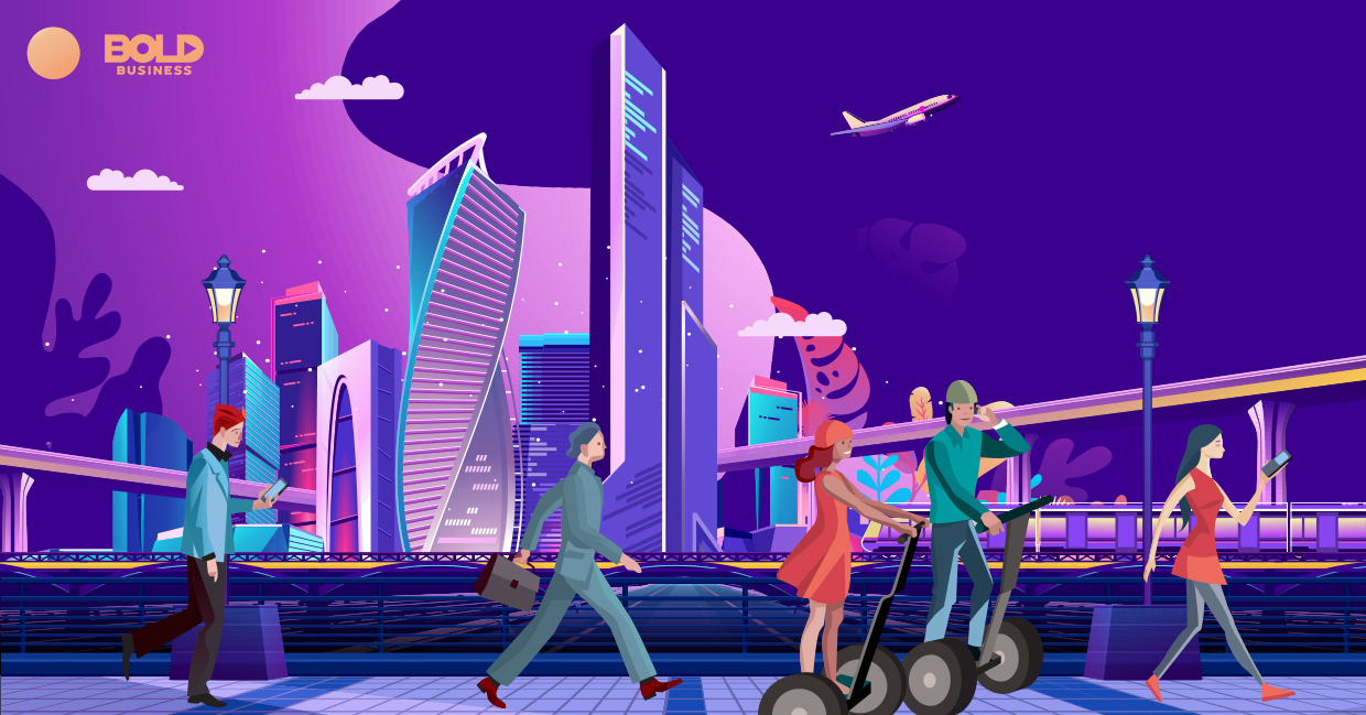 illustration or depiction of a smart city helped created by Sidewalk Labs Toronto a colorful illustration or depiction of a smart city helped created by Sidewalk Labs Toronto