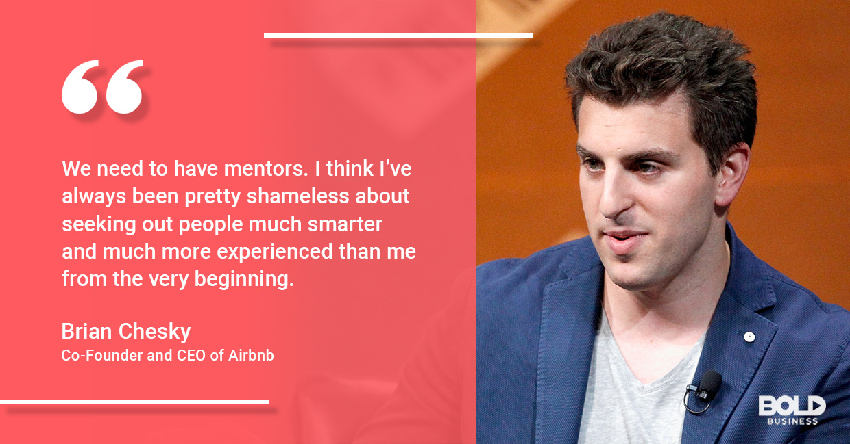 brian chesky speaks about mentoring