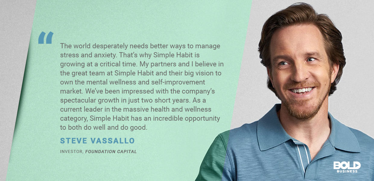 Steve Vassallo likes the Simple Habit app Investor Steve Vasallo talks Simple Habit