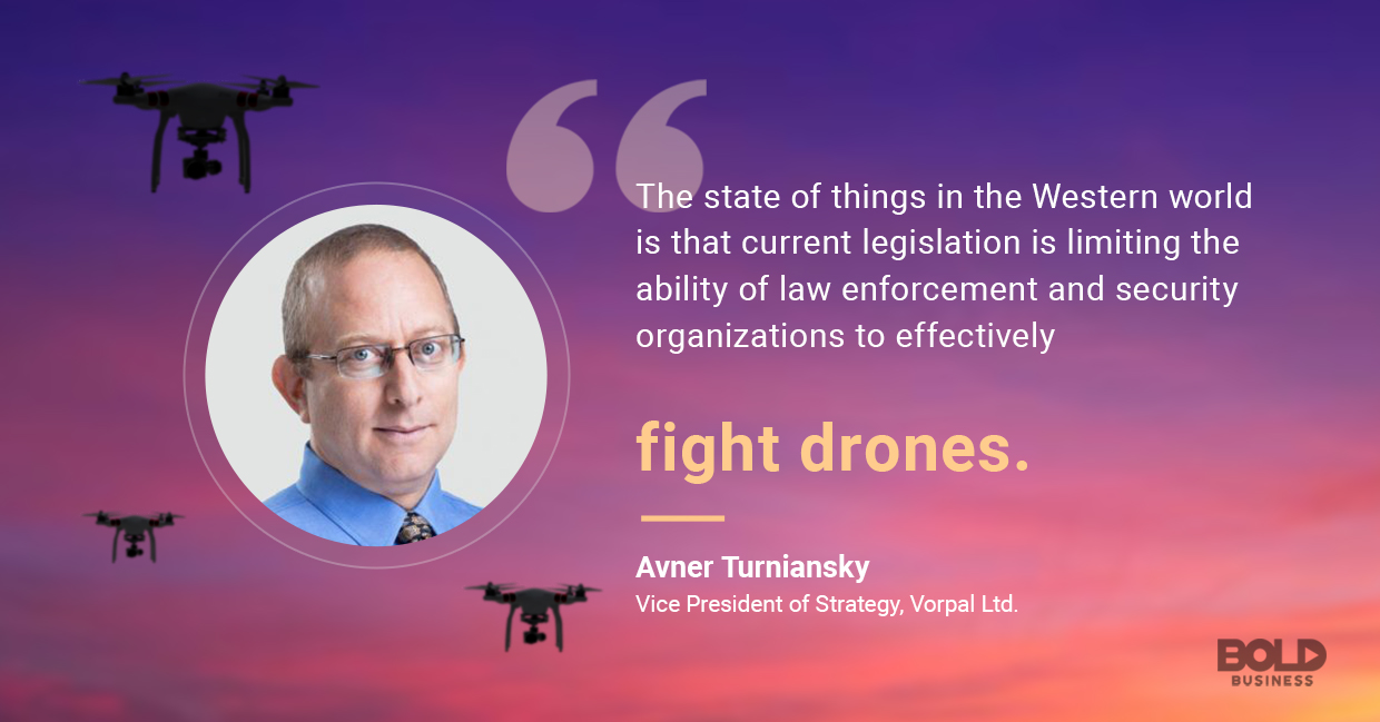 Avner Turniansky - VP of Strategy, Vorpal Vorpal exec talking drones.