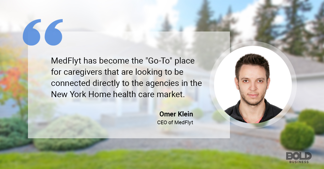 Omer Klein discusses the success of MedFlyt Omer Klein CEO Medflyt on home healthcare app