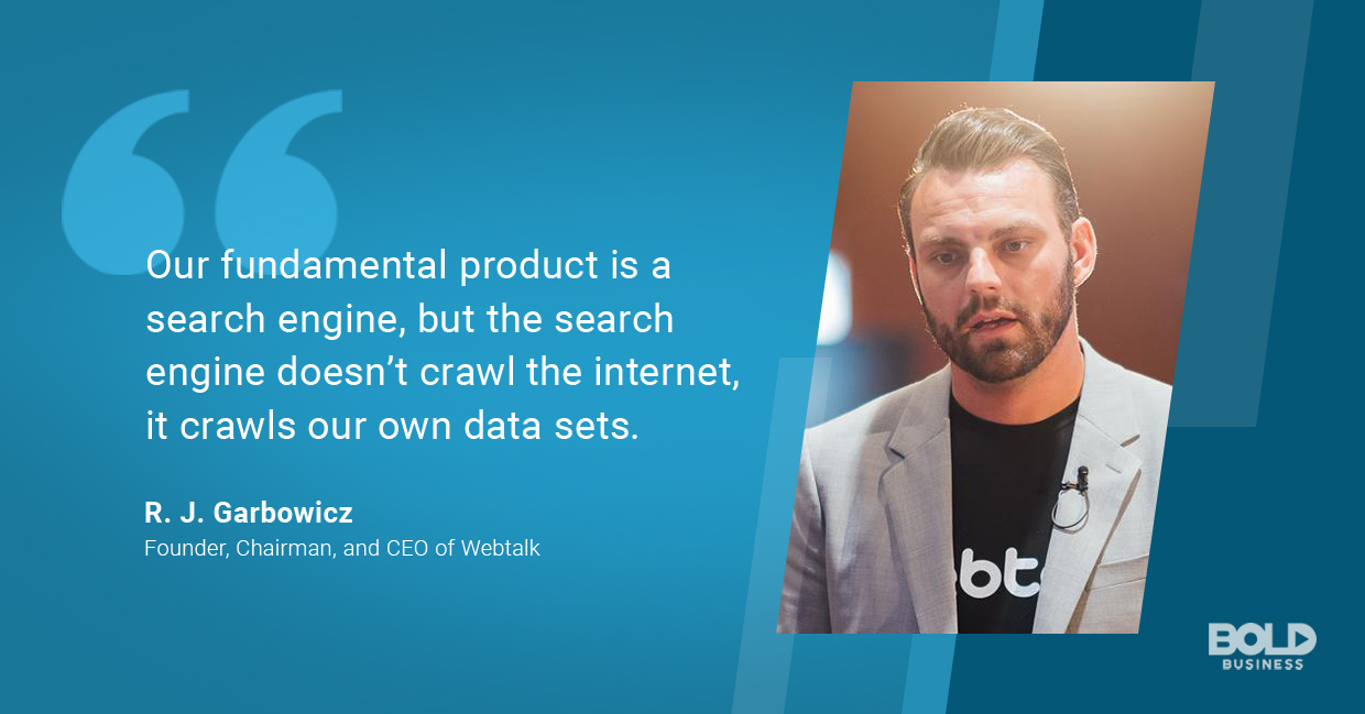 quote of R. J. Garbowicz in relation to Webtalk and today's overall world of newest social media platforms a photo quote of R. J. Garbowicz in relation to Webtalk and today's overall world of newest social media platforms