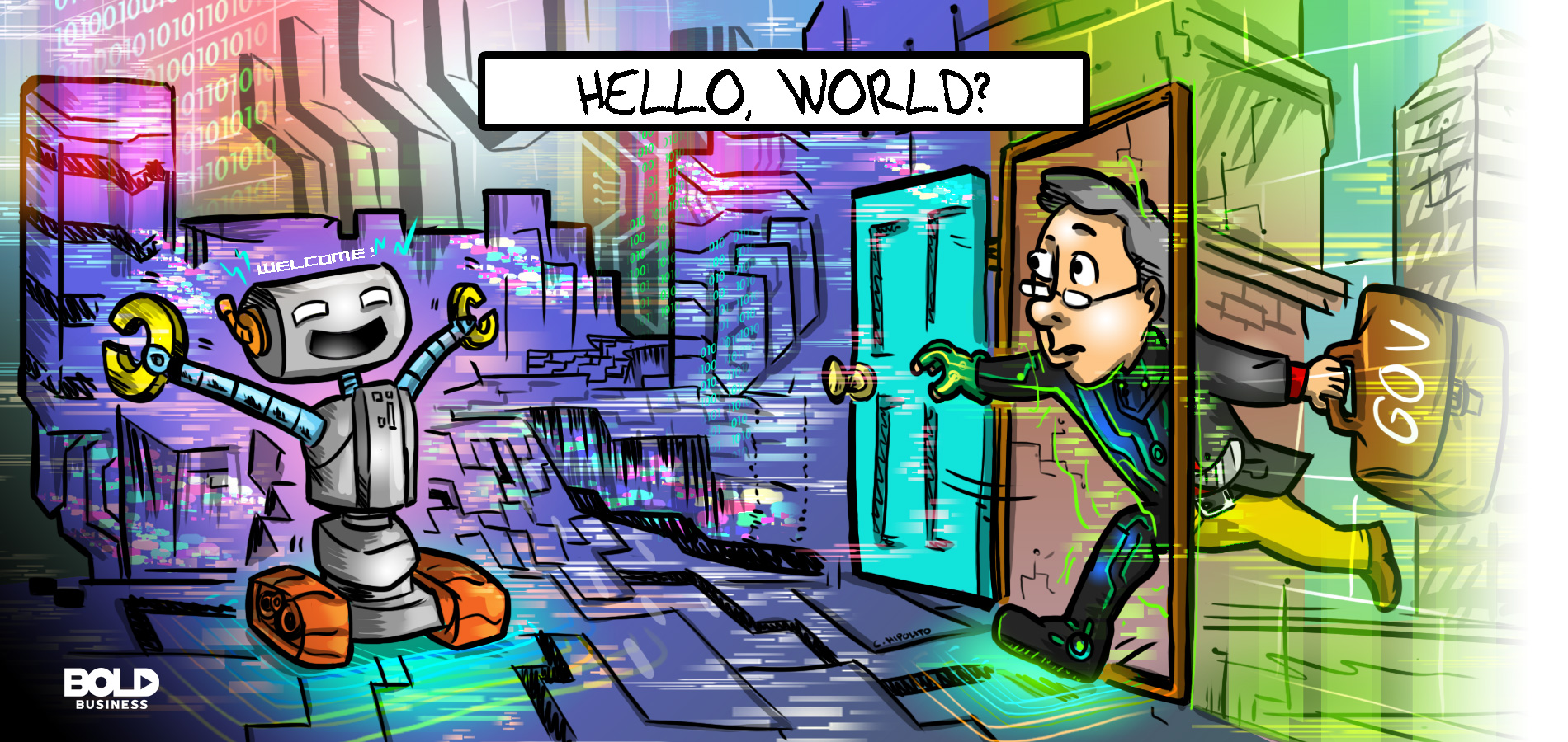 german digital council cartoon