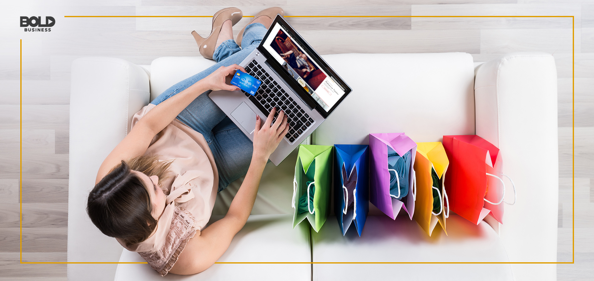 someone shopping online