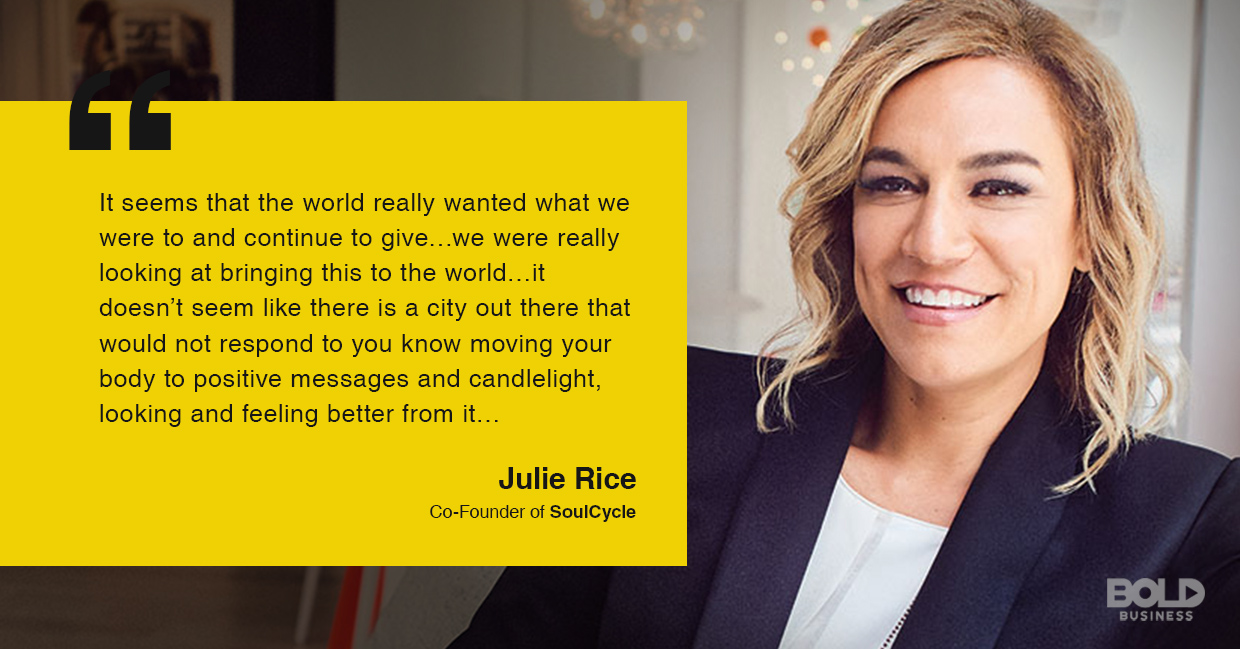 Julie Rice talks about SoulCycle SoulCycle co-found talks about the fitness endeavor