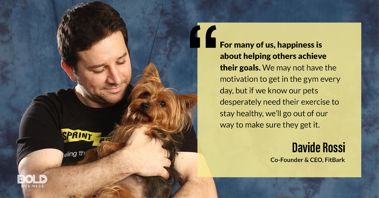 quote of Davide Rossi in connection to the topic of the pet industry growth a photo quote of Davide Rossi in connection to the topic of the pet industry growth