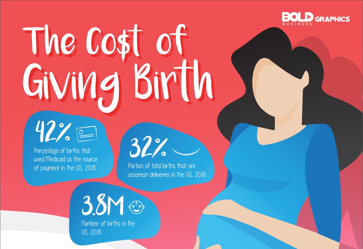 The Cost of Birthing Life Infographic