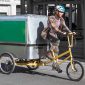 Man driving a cargo bike