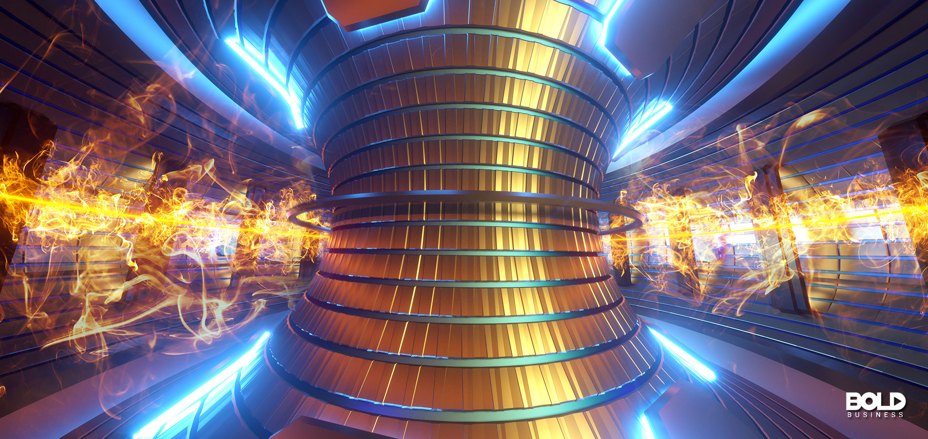 The inside of a nuclear reactor is hot
