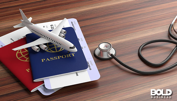 A tiny plane, some passports and a stethoscope