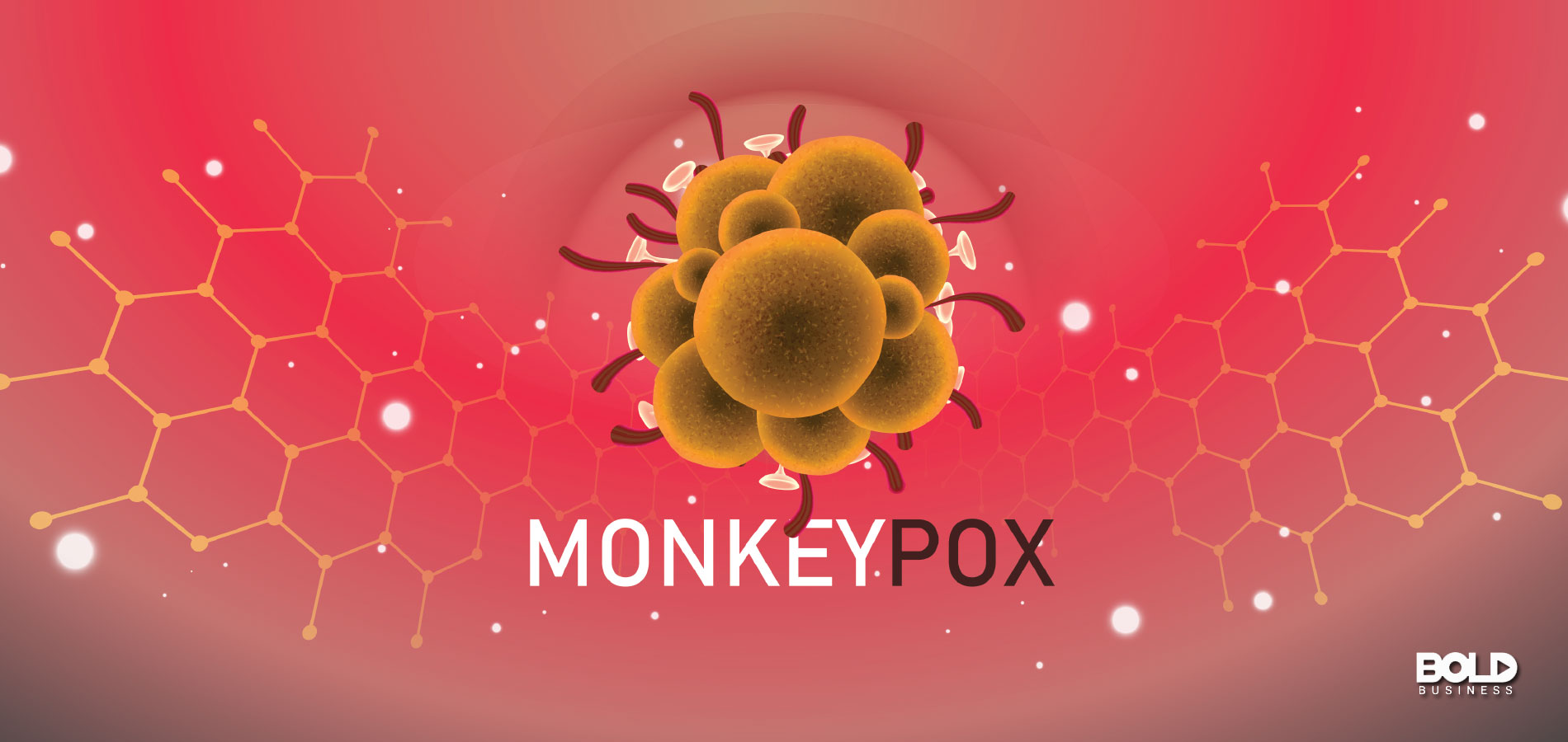 a monkeypox virus just hanging out