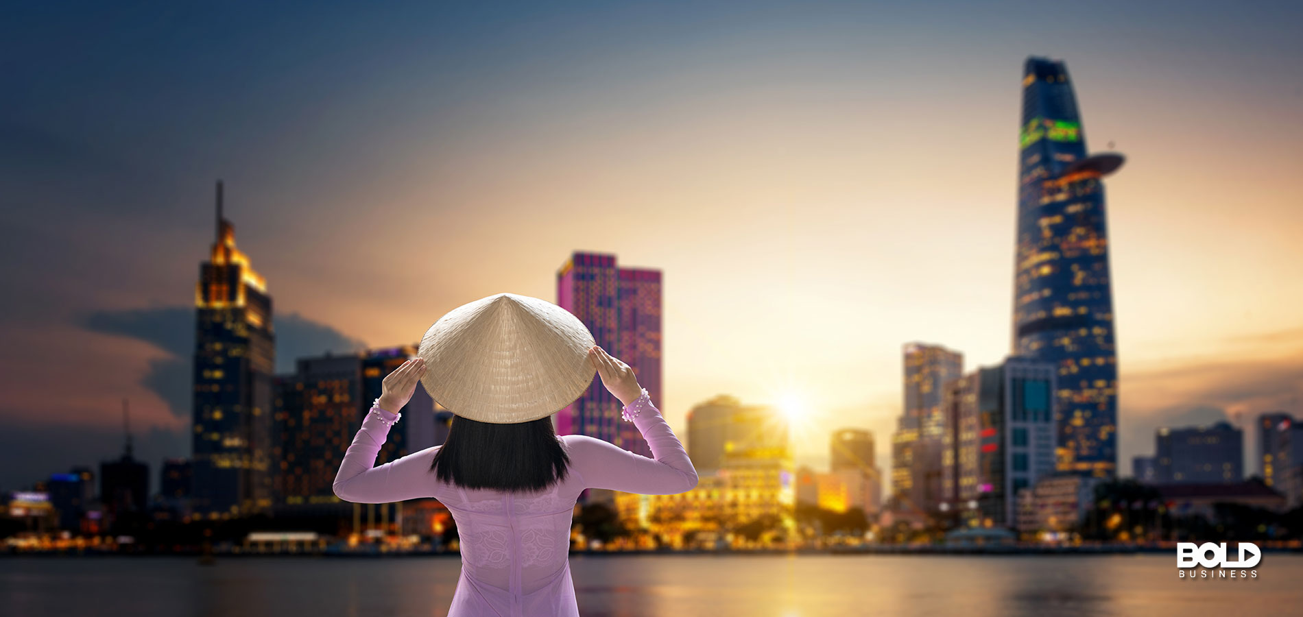 A Vietnamese woman just hanging out