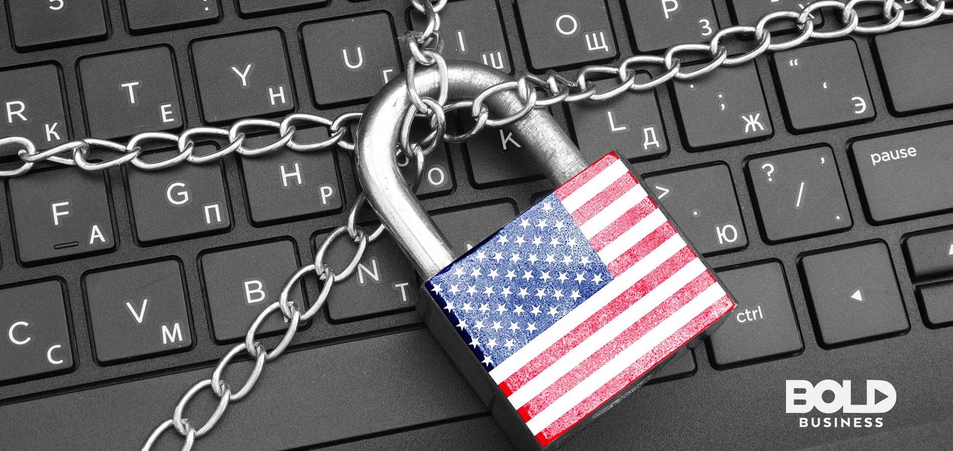 A keyboard locked up American style