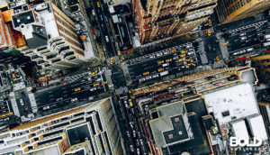Manhattan office market as seen from above