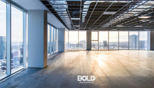 A sweet looking trendy office with no tenants